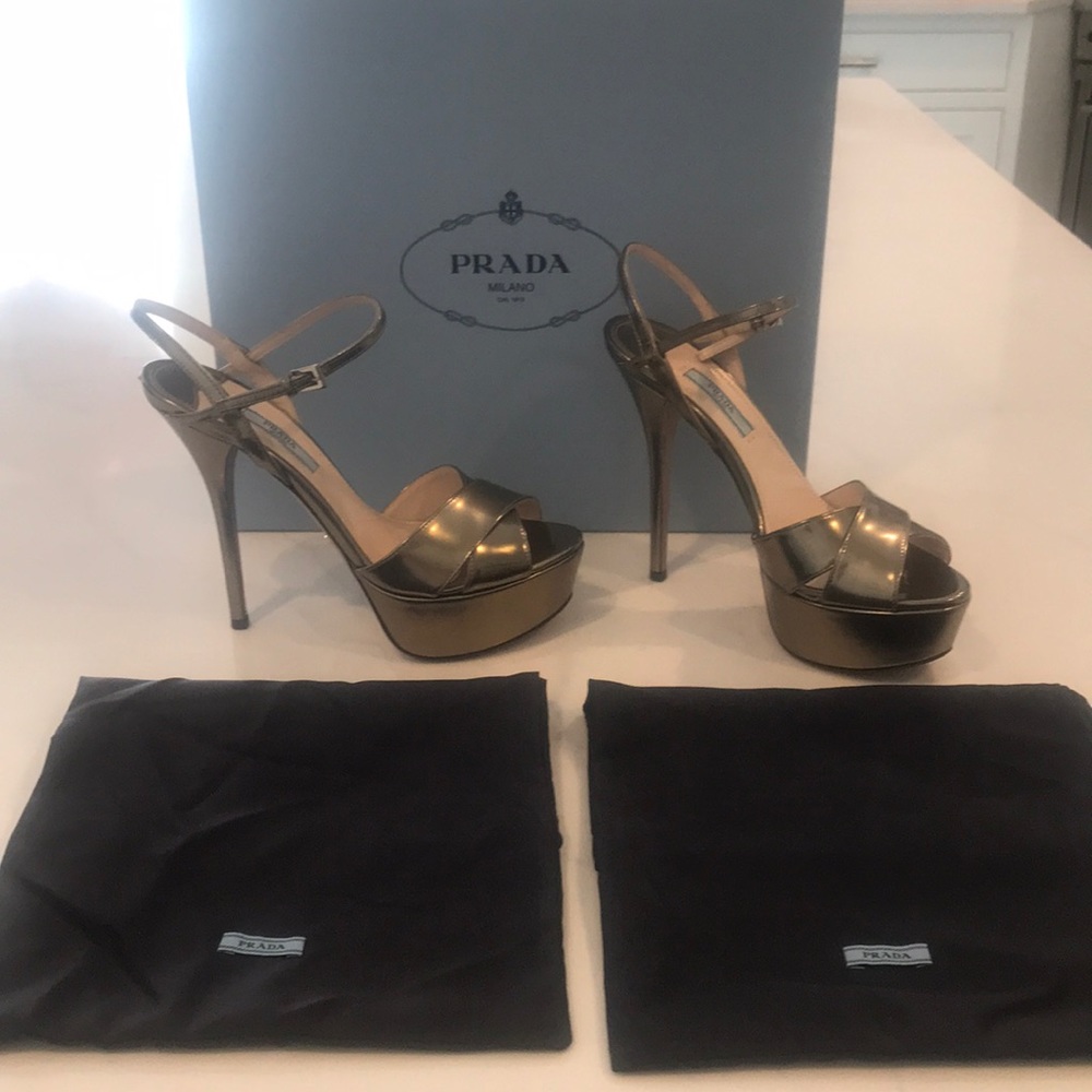 Prada platform sandals